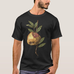 Mediterrane pomegranaatvruchten en zaden van secto t-shirt