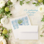 Mediterrane stijl Crest bruiloft uitnodiging