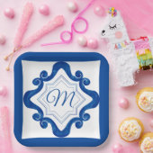 Mediterrane stijl papieren bordje (Feest)