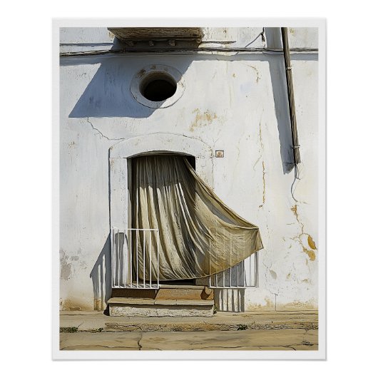 mediterrane stilte perfect poster (Voorkant)