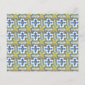 Mediterrane Tegel Citrus Bride Advies Kaart (Achterkant)