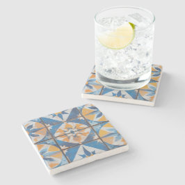 mediterrane Tegel Stone Onderzetter