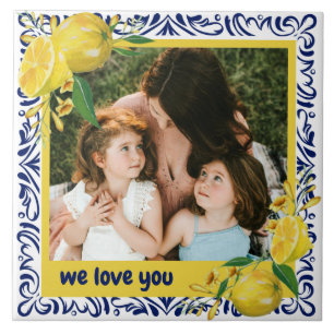 Mediterrane Tegel Warmth Custom photo Portugal Tegeltje