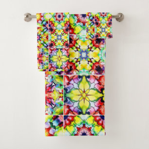 Mediterrane Tegels, Alcoholinkt Tegels, Majolica Bad Handdoek