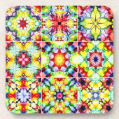 Mediterrane Tegels, Alcoholinkt Tegels, Majolica Bier Onderzetter (Voorkant)