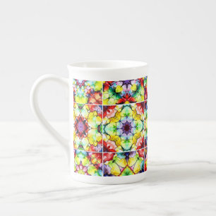 Mediterrane Tegels, Alcoholinkt Tegels, Majolica Porselein Kop