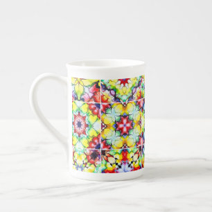 Mediterrane Tegels, Alcoholinkt Tegels, Majolica Porselein Kop