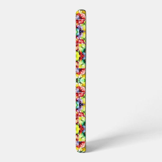 Mediterrane Tegels, Alcoholinkt Tegels, Majolica Samsung Galaxy Hoesje (Linkerkant)