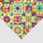 Mediterrane Tegels, Alcoholinkt Tegels, Majolica Tissuepapier (Detail)