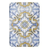 Mediterrane tegels, majolica, Siciliaanse stijl Badmat (Voorkant Verticaal)