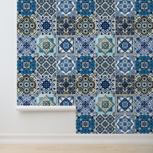 Mediterrane Tegels, Portugees, Azulejo, Majolica Behang
