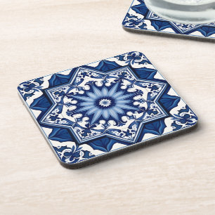 Mediterrane Tegels, Portugees, Azulejo, Majolica Bier Onderzetter