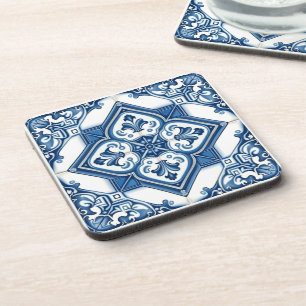 Mediterrane Tegels, Portugees, Azulejo, Majolica Bier Onderzetter