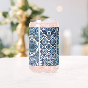 Mediterrane Tegels, Portugees, Azulejo, Majolica Blikvorm Glas