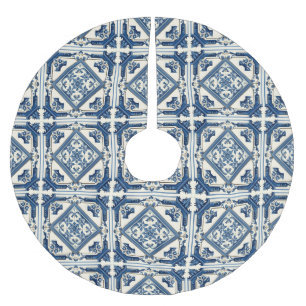Mediterrane Tegels, Portugees, Azulejo, Majolica Kerstboom Rok