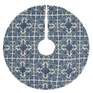 Mediterrane Tegels, Portugees, Azulejo, Majolica Kerstboom Rok