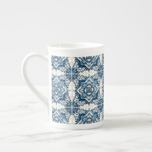 Mediterrane Tegels, Portugees, Azulejo, Majolica Porselein Kop