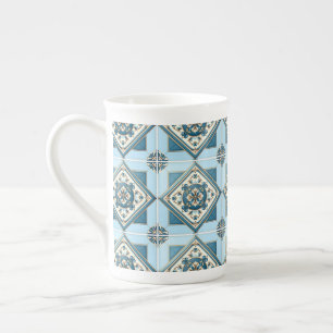 Mediterrane Tegels, Portugees, Azulejo, Majolica Porselein Kop