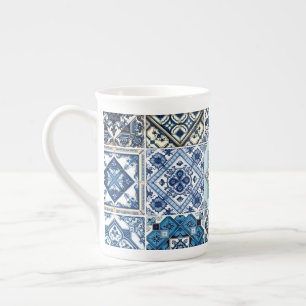 Mediterrane Tegels, Portugees, Azulejo, Majolica Porselein Kop