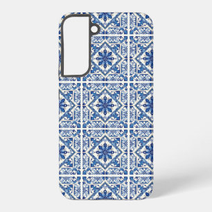 Mediterrane Tegels, Portugees, Azulejo, Majolica Samsung Galaxy Hoesje