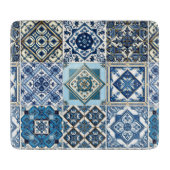 Mediterrane Tegels, Portugees, Azulejo, Majolica Snijplank (Voorkant)