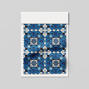 Mediterrane Tegels, Portugees, Azulejo, Majolica Stof