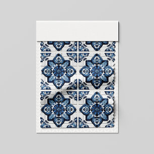 Mediterrane Tegels, Portugees, Azulejo, Majolica Stof