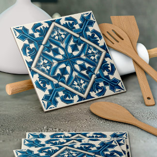 Mediterrane Tegels, Portugees, Azulejo, Majolica Tegeltje