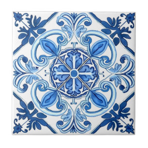 Mediterrane Tegels, Portugees, Azulejo, Majolica Tegeltje