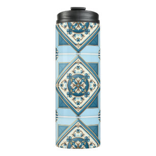 Mediterrane Tegels, Portugees, Azulejo, Majolica Thermosbeker