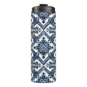 Mediterrane Tegels, Portugees, Azulejo, Majolica Thermosbeker