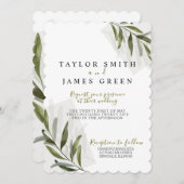 mediterrane uitnodiging (Voorkant / Achterkant)