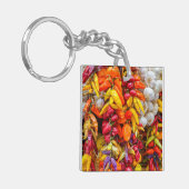 Mediterrane vlokken sleutelhanger (Voorkant Links)