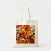 Mediterrane vlokken tote bag (Voorkant)