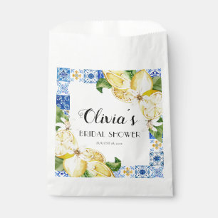 Mediterrane Vrijgezellenfeest Lemon Favor Bags Bedankzakje