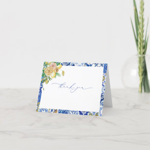 Mediterrane Vrijgezellenfeest Lemon Hartelijk dank Bedankkaart