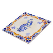 mediterrane zeemeermin tegeltje (Zijkant)