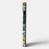 Mediterrane zomerfruit en blauwe witte mozaïek Case-Mate iPhone case (Achterkant / Links)