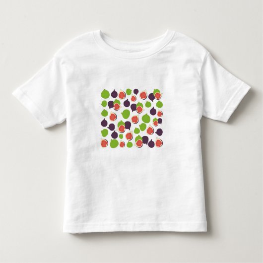 Mediterrane zomerfruitbomen kinder shirts (Voorkant)