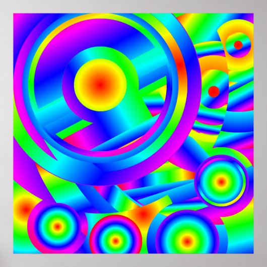 Mediterrane zonnopstijg poster (Voorkant)