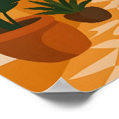 Mediterranean Arched Garden View Wall Art Poster (Hoek)