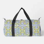Mediterranean Blue Citrus Lemon Tile Pattern Plunjezak (Voorkant)