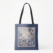 Mediterranean Blue Tote Bag
