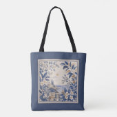 Mediterranean Blue Tote Bag (Dos)