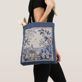 Mediterranean Blue Tote Bag (De près)