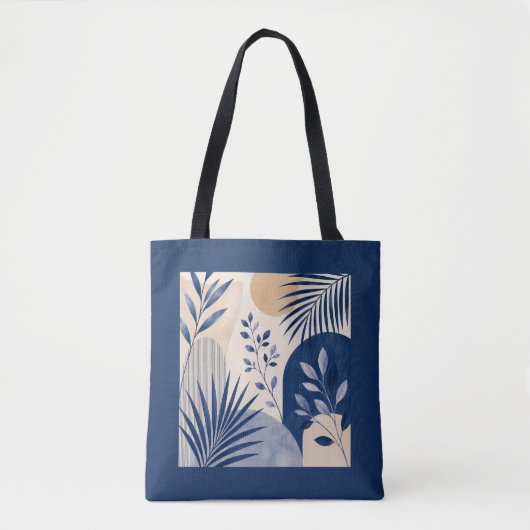 Mediterranean Botanical Tote Bag (Devant)