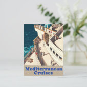 Mediterranean Cruises, Mensen op het cruiseschip Briefkaart (Staand voorkant)