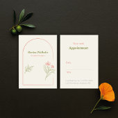 Mediterranean & Elegant Afsprakenkaartje