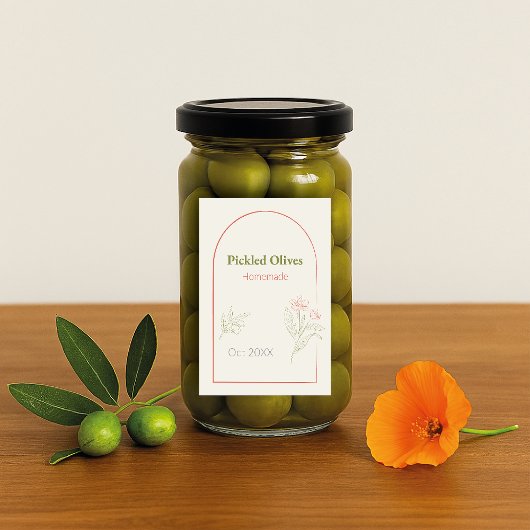 Mediterranean & Elegant Voedselcontainer Etiket