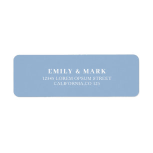 Mediterranean Lemon Wedding Retouradres Etiket